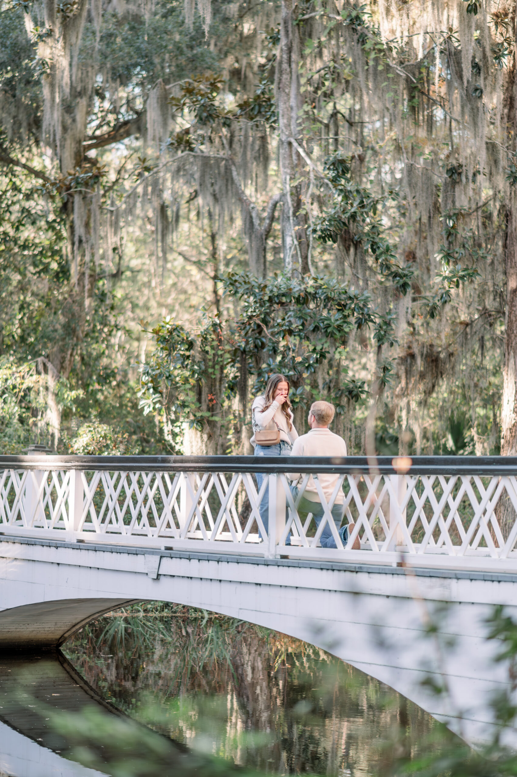 A Romantic Fall Proposal at Magnolia Plantation