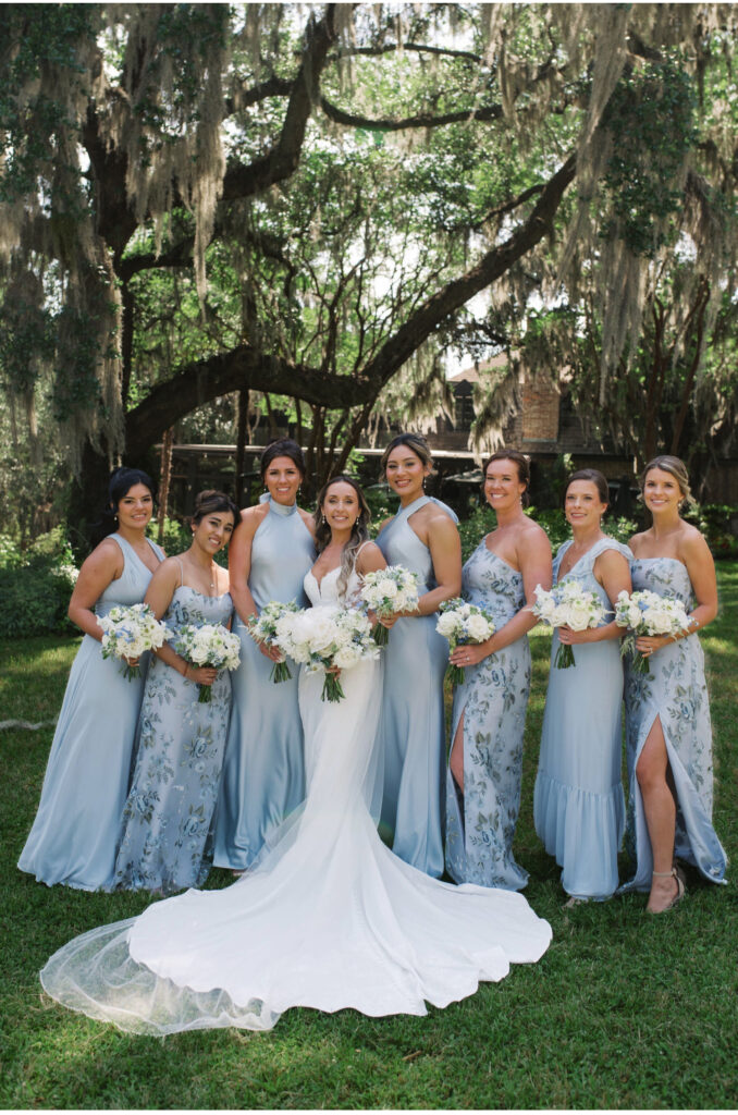 romantic garden wedding at middleton place