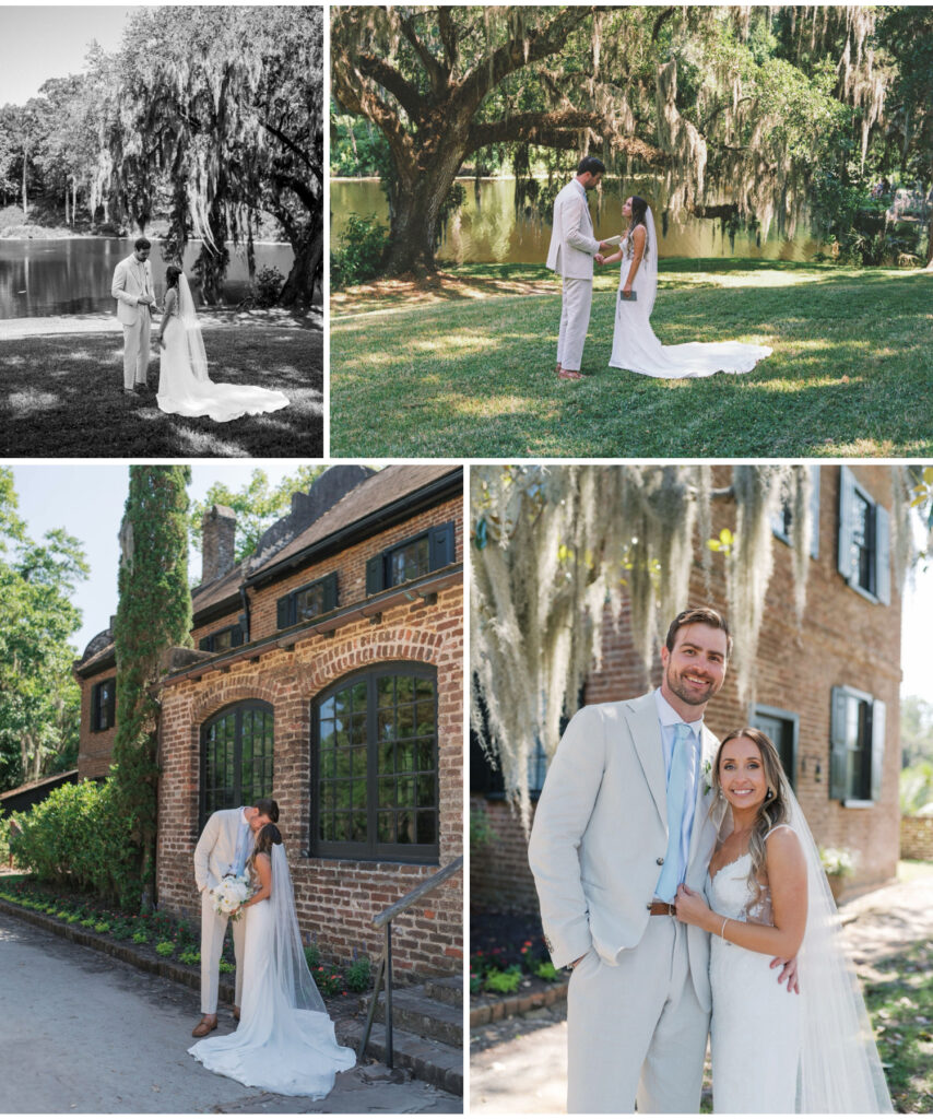 romantic garden wedding at middleton place