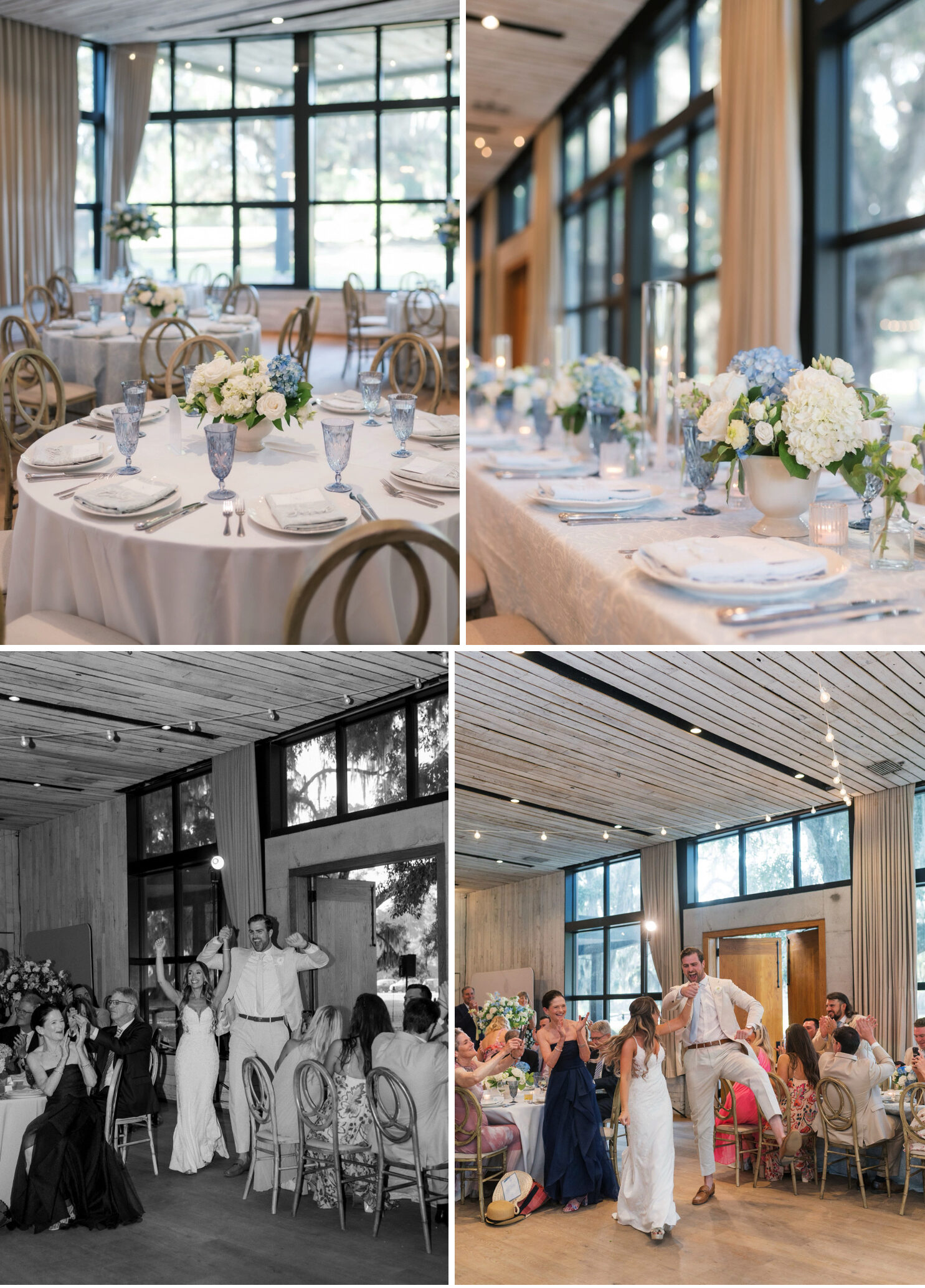 reception decor and introductions