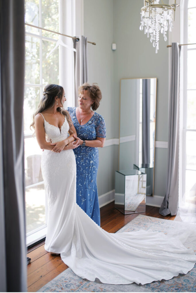 bride and mother of bride