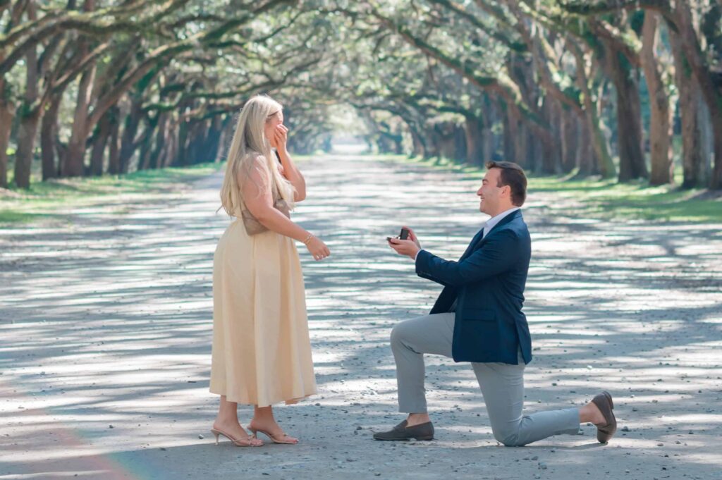 savannah proposal at wormsloe