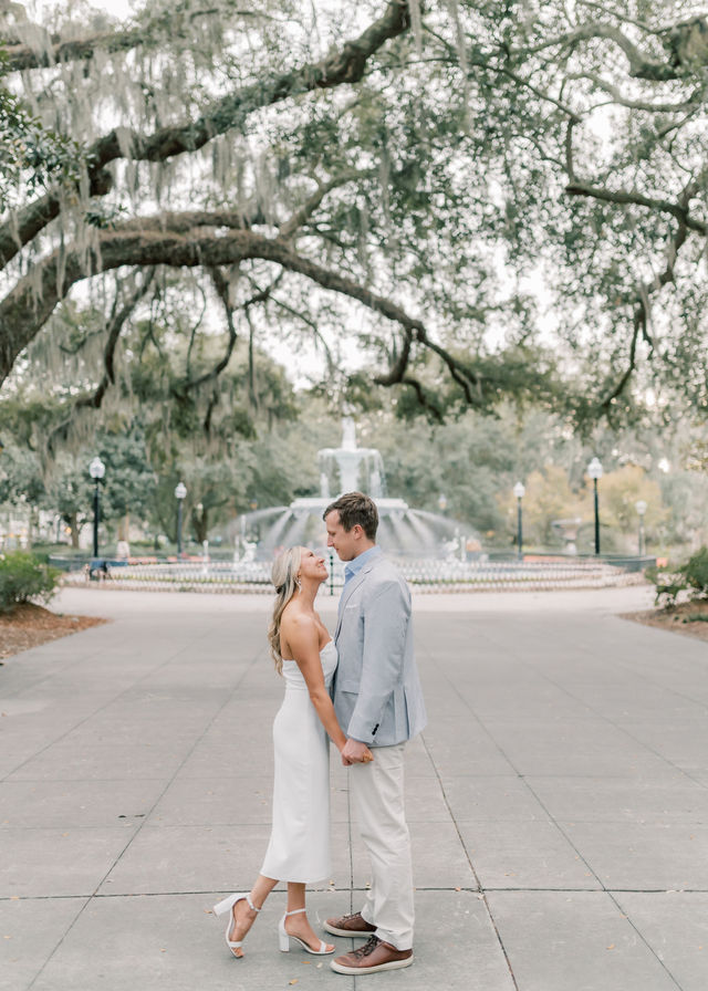 Forsyth Park Engagement Session