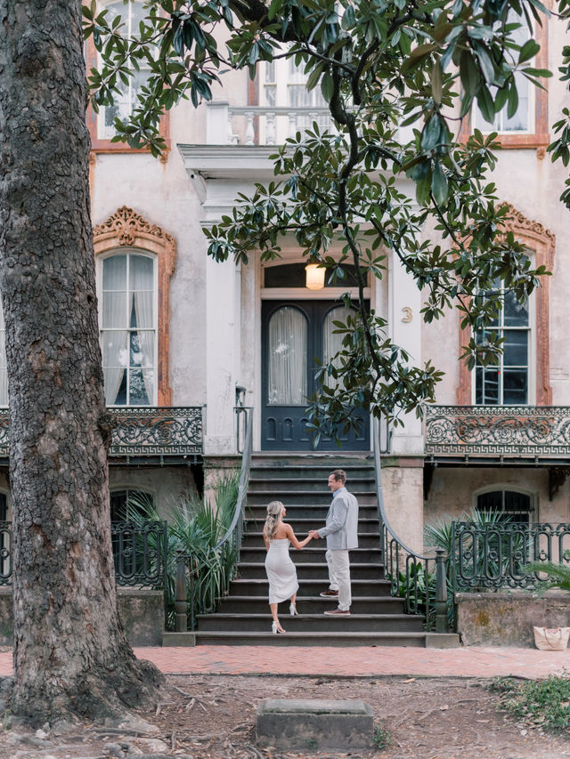 Forsyth Park Engagement Session