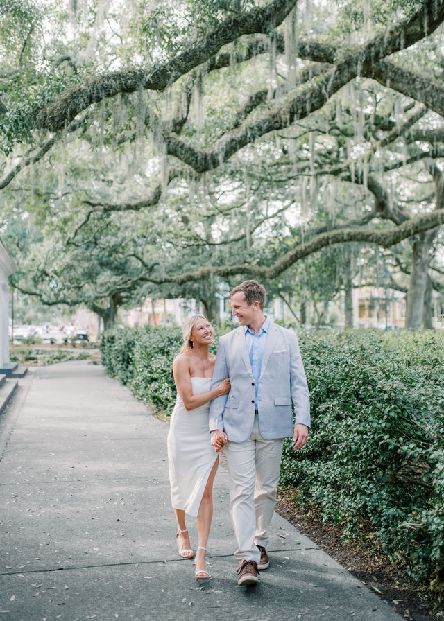 Forsyth Park Engagement Session