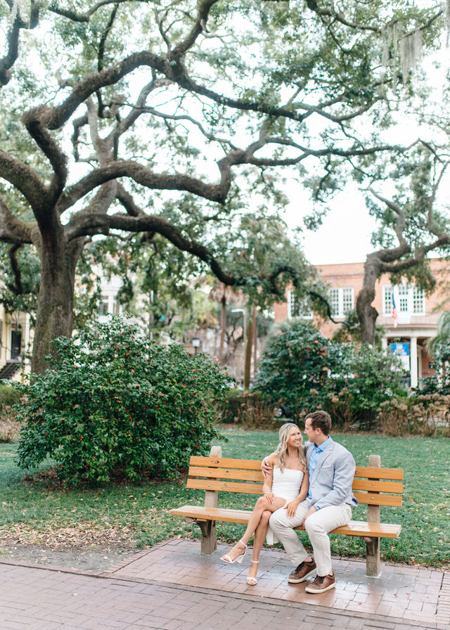 Forsyth Park Engagement Session