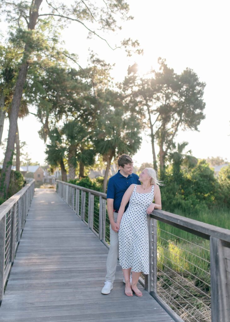 Timeless engagement photos at the Montage Palmetto Bluff.